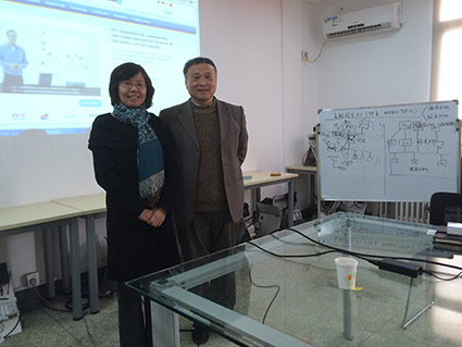 2016年1月FDT组织主席谭海玲女士访问北京304am永利集团